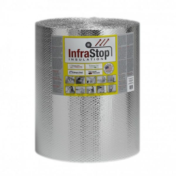 100 ft Double Bubble Insulation Reflective Radiant Barrier Roll with Staple Tab 